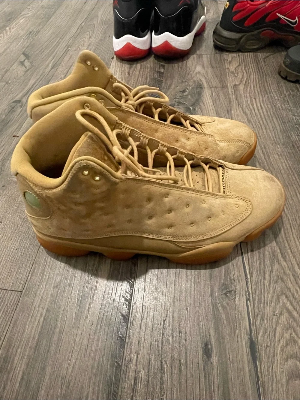 Jordan 13 Wheat Retro Tan Suede Sneakers